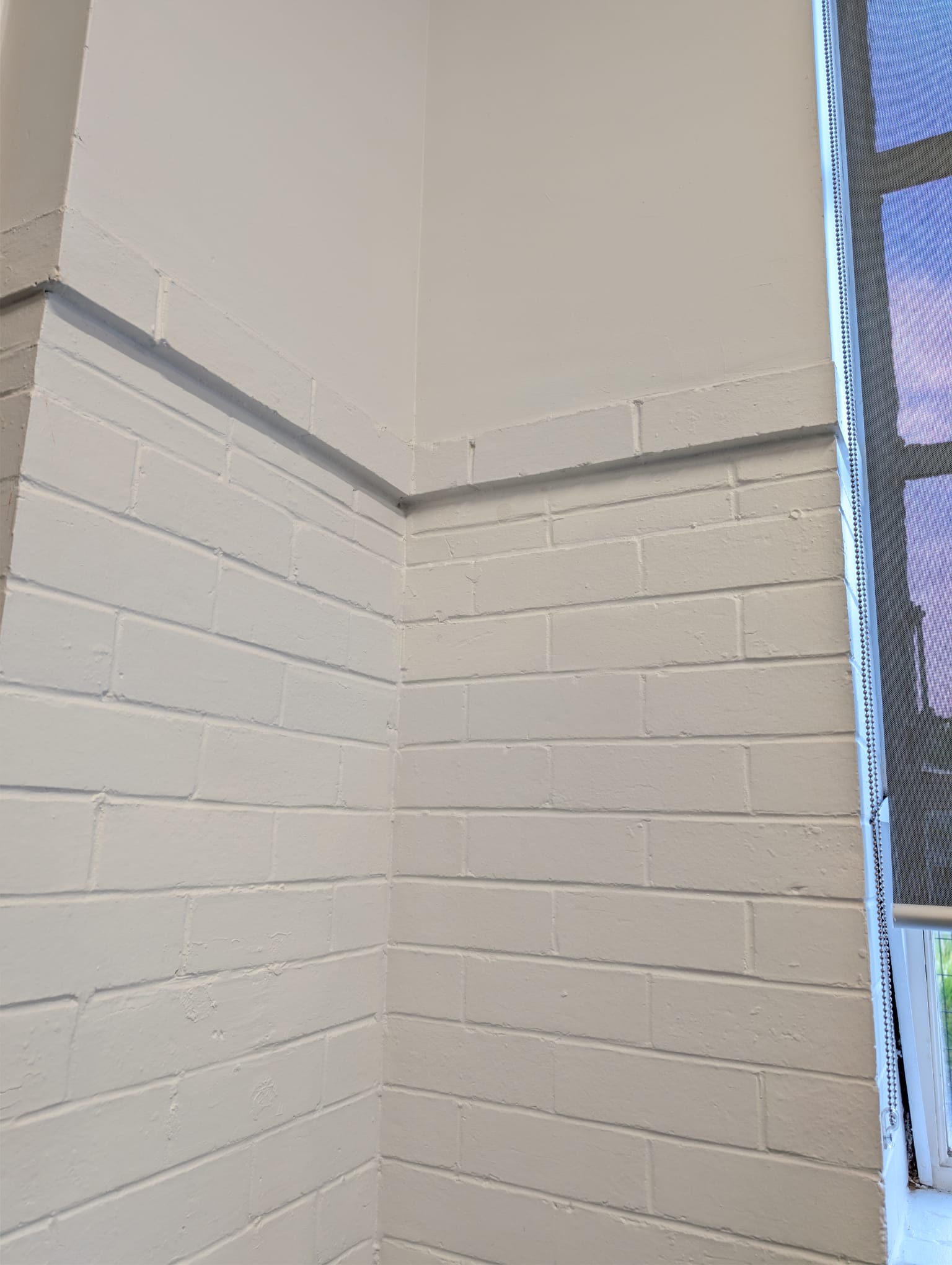 Corner Brickwork Wall - After